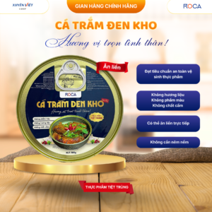 Cá Trắm Đen Kho ROCA – Đậm Đà Hương Vị Truyền Thống