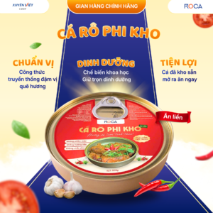 Cá Rô Phi Kho ROCA – Ngon Chuẩn Vị, Tiện Lợi Mọi Lúc