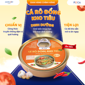 Cá Rô Đồng Kho Tiêu – Đậm đà vị quê, tiện lợi trọn bữa