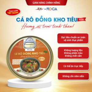 Cá Rô Đồng Kho Tiêu – Đậm đà vị quê, tiện lợi trọn bữa