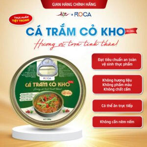 Cá Trắm Cỏ Kho ROCA – Đậm Đà Hương Vị Truyền Thống