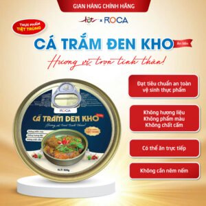 Cá Trắm Đen Kho ROCA – Đậm Đà Hương Vị Truyền Thống